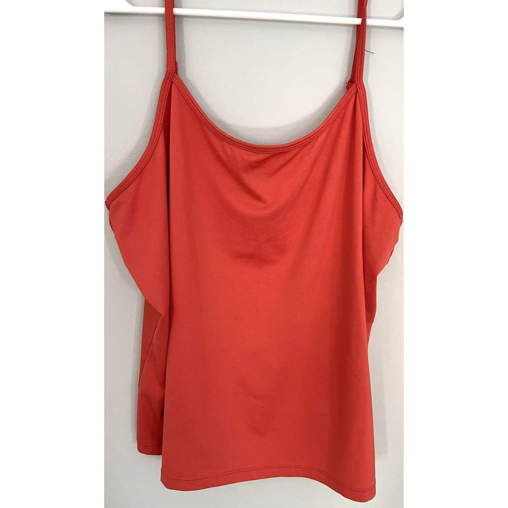 Lane Bryant Tank Top Womens 18/20 Red Adjustable Strap Camisole Plus Size Casual